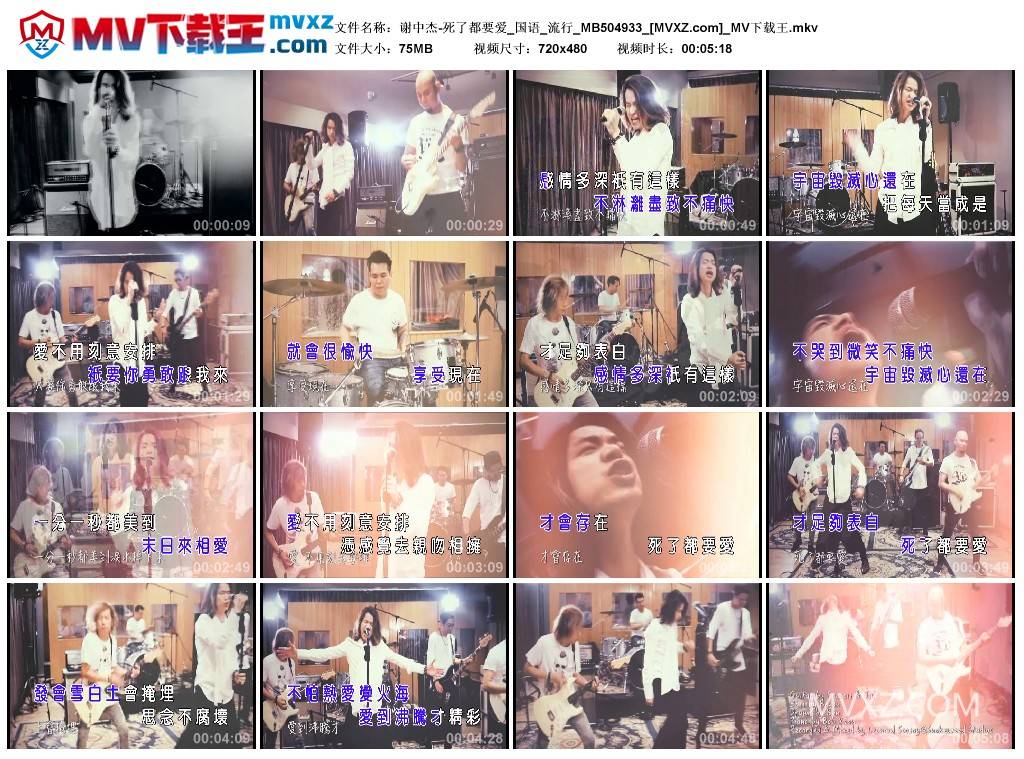 谢中杰-死了都要爱_国语_流行_MB504933